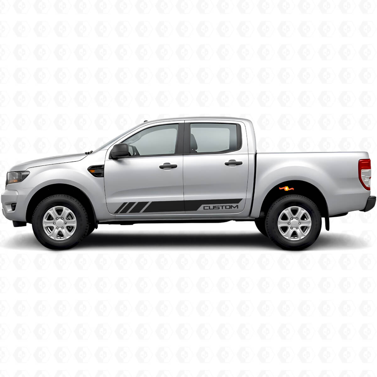 Racing Custom Side Stripes Vinyl-Aufkleber-Set für Musclecar Ranger T6