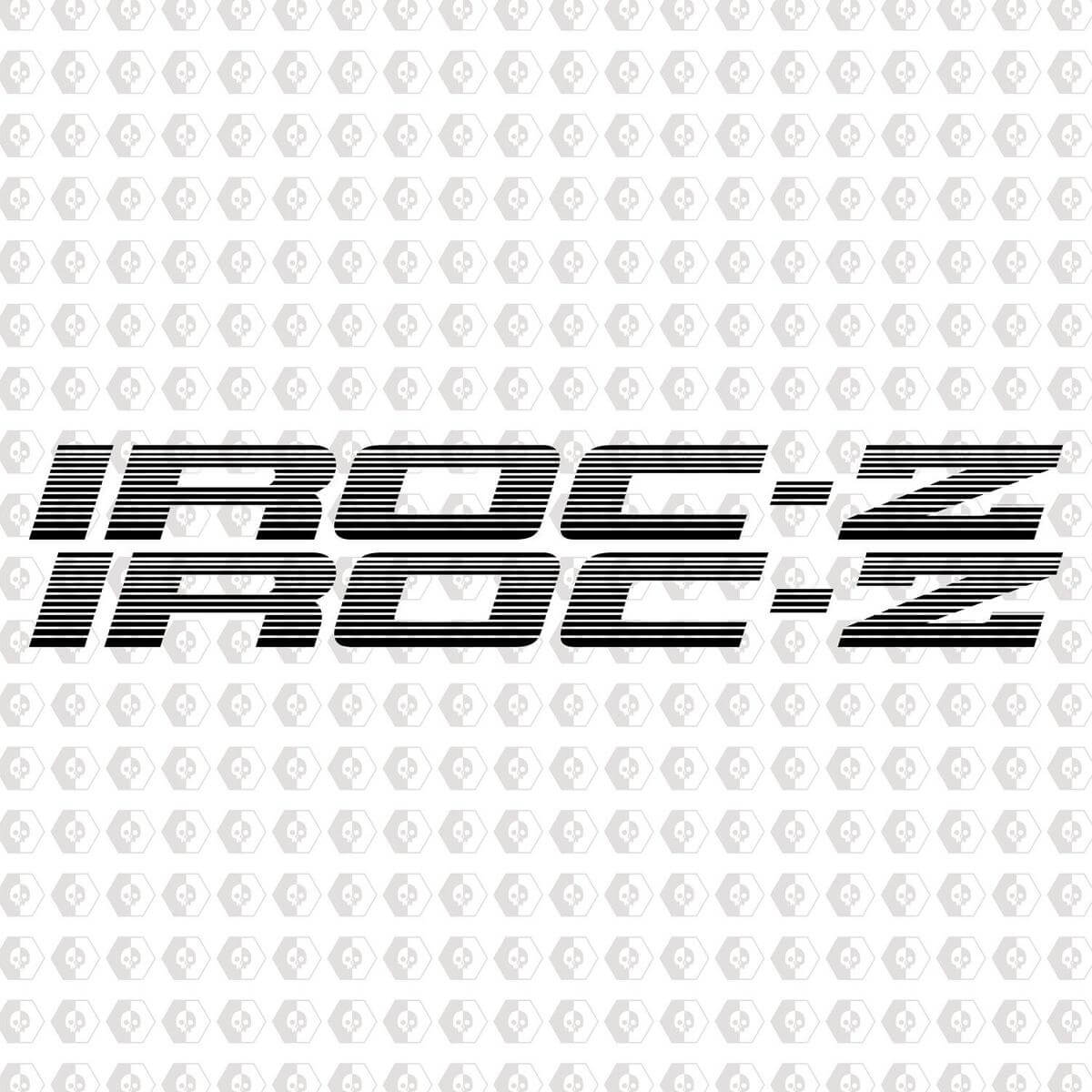 IROC-Z Türseiten-Vinylaufkleber Set für Chevrolet Camaro