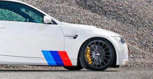 M Performance Seiten-Türstreifen Vinyl-Aufkleber-Set für BMW