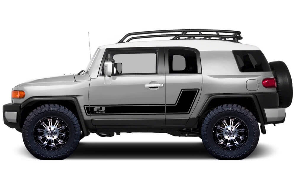 Individuelles Seitenstreifen-Aufkleber-Kit für Toyota FJ Cruiser 2007-2014