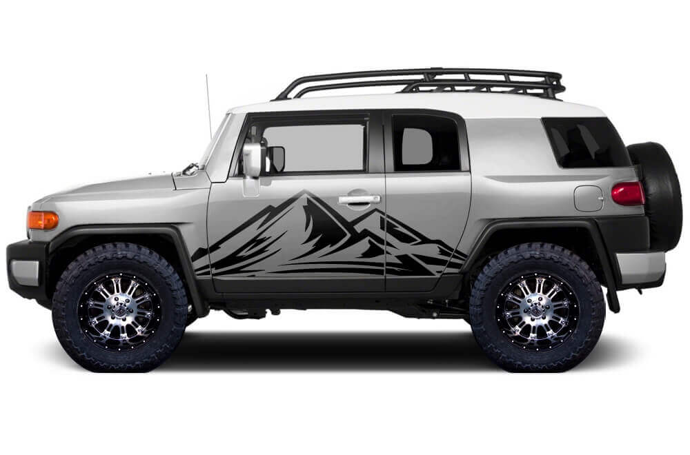 Mountain Side Vinyl-Aufkleberset für Toyota FJ Cruiser 2007-14