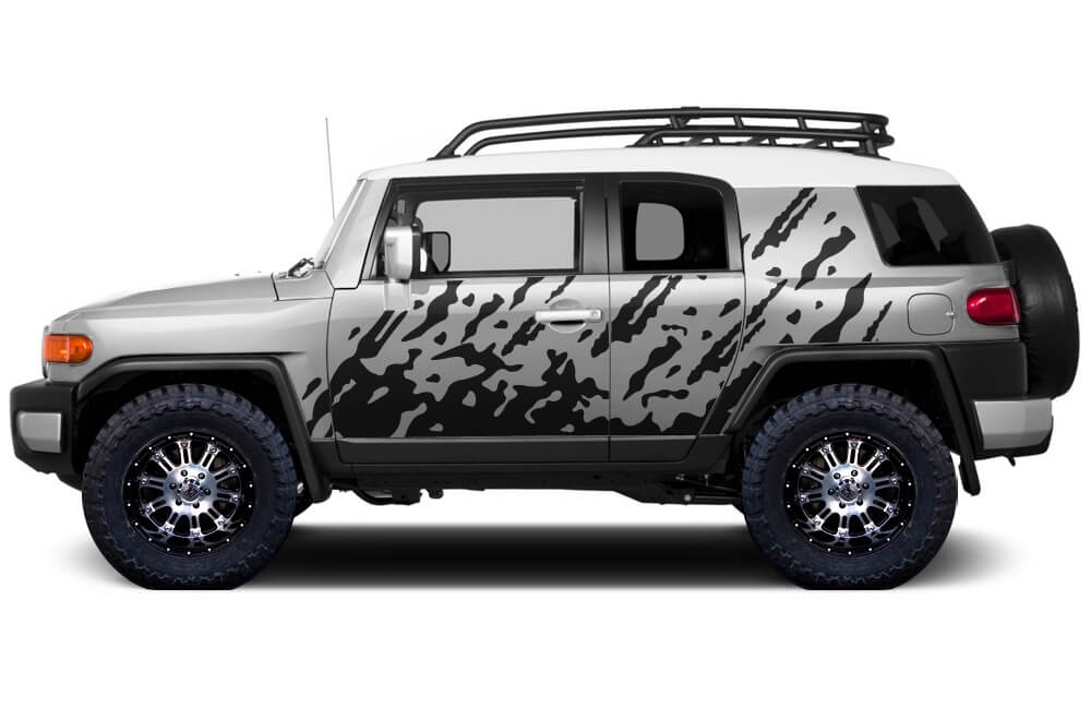 Schlammspritzerschutz Seitenaufkleber-Set für Toyota FJ Cruiser 2007-2014
