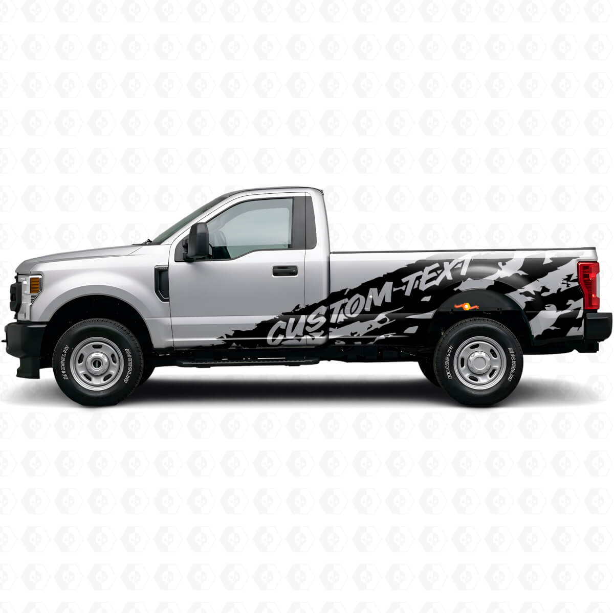 Schlammspritzer Seitliches individuelles Vinyl-Aufkleber für Musclecar F-250 1999-2006