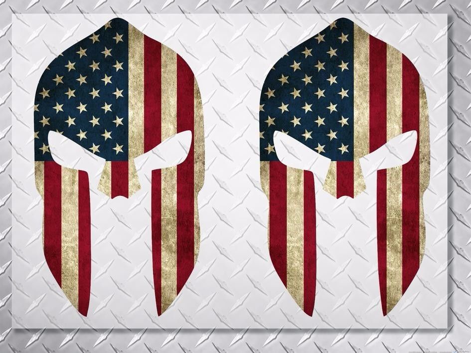 Molon Labe US USA Flag Spartan Vinyl Aufkleber Aufkleber 10 Höhe 2 Abziehbilder