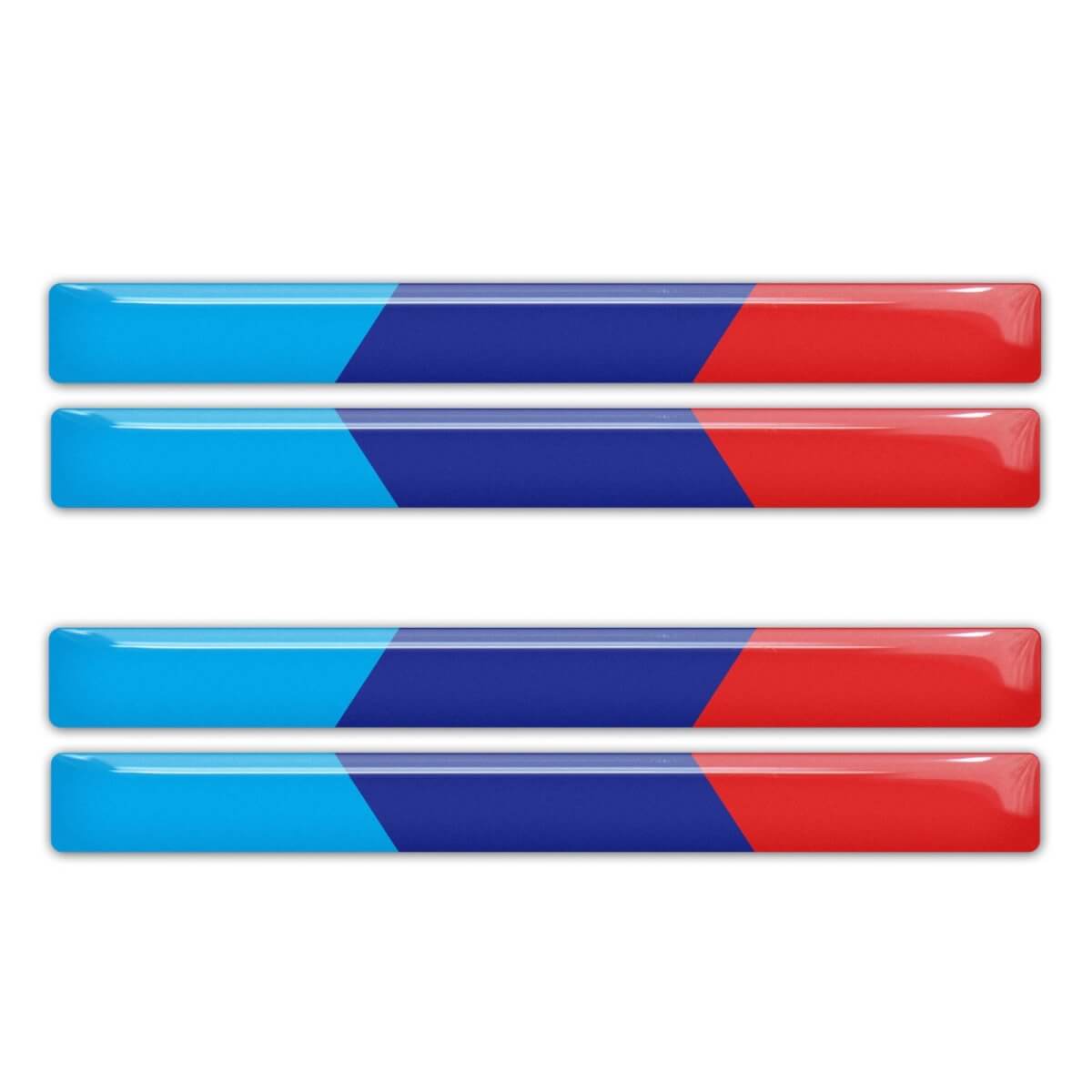 BMW M-Style Performance Color 3D Gewölbtes Vinyl-Aufkleber-Set