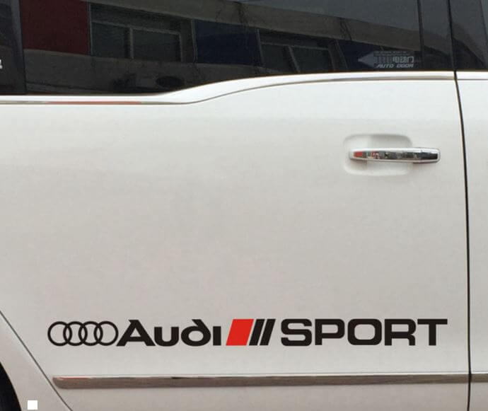 Audi Sport Seitenleisten Racing Vinylaufkleber für Audi