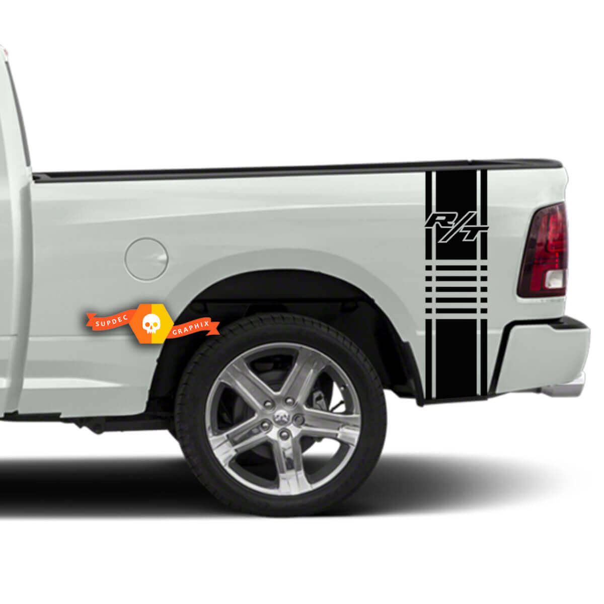 R/T-Stil Seitenstreifen-Rennstreifen-Vinylaufkleber für Dodge Ram Truck