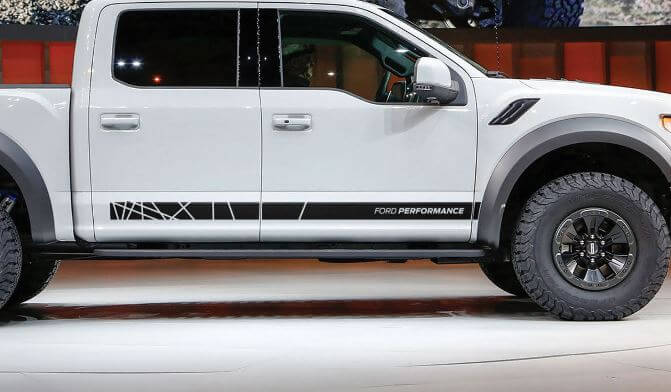 Ford F-150 Raptor 2017 Grafik Seitenstreifen Aufkleber Retro Ford Performance