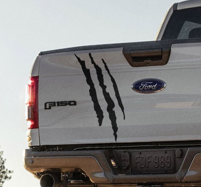 Ford F150 Raptor 2017 Heckklappen-Klauengrafik-Aufkleber