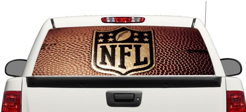 NFL American Football Sport Ball Heckscheibenaufkleber Pick-up SUV Auto 3