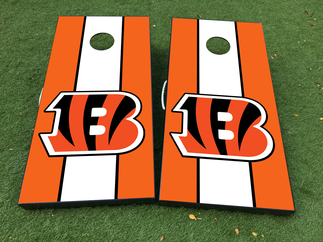 Cincinnati Bengals Football Cornhole Brettspiel -Aufkleber Vinyl -Wickeln mit laminierter