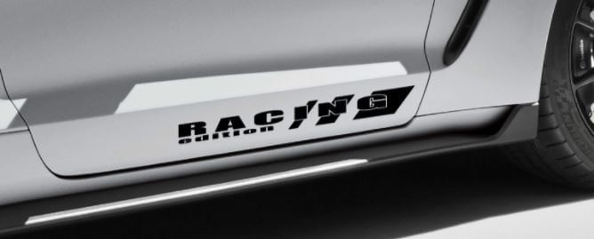 Racing Edition Seitenschweller Vinyl-Aufkleber Paar für Musclecar Musclecarmodel