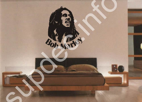 Bob Marley Wandtattoo Aufkleber
