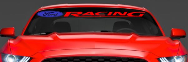 Großer sterbender Ford Racing Mustang Windschutzschild gestanzt Vinyl Aufkleber Aufkleber Aufkleber Abziehbild