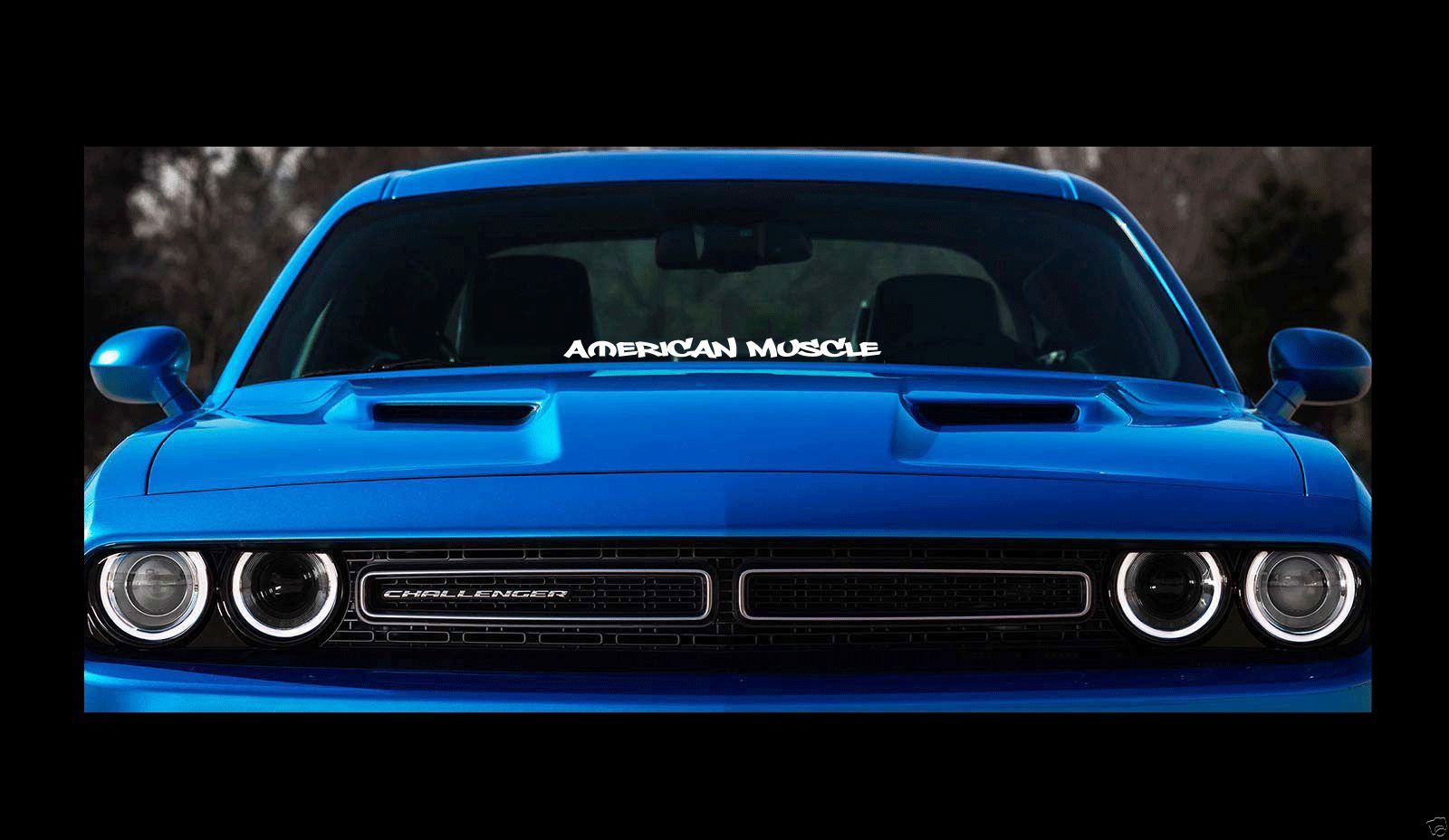 Mopar American Muscle 23 Dodge Windschutzscheiben-Banner-Aufkleber hellcat srt