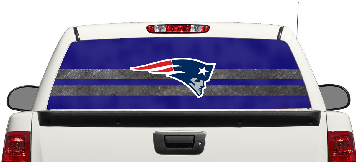 New England Patriots Football Heckscheibenaufkleber Pick-up SUV Auto 3