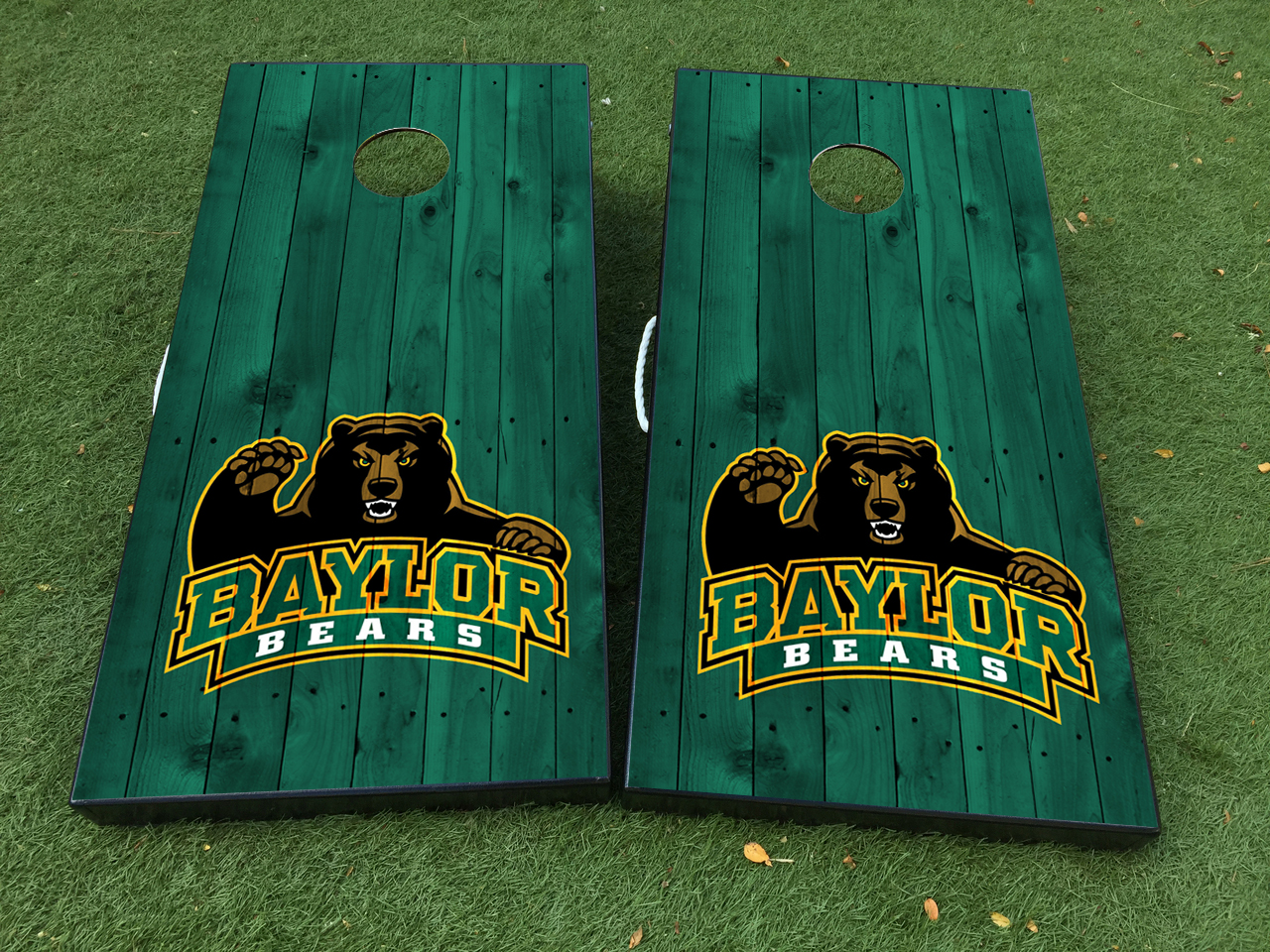 Baylor University Bears Football Team Cornhole Brettspiel-Aufkleber Vinylfolie mit laminierter Folie