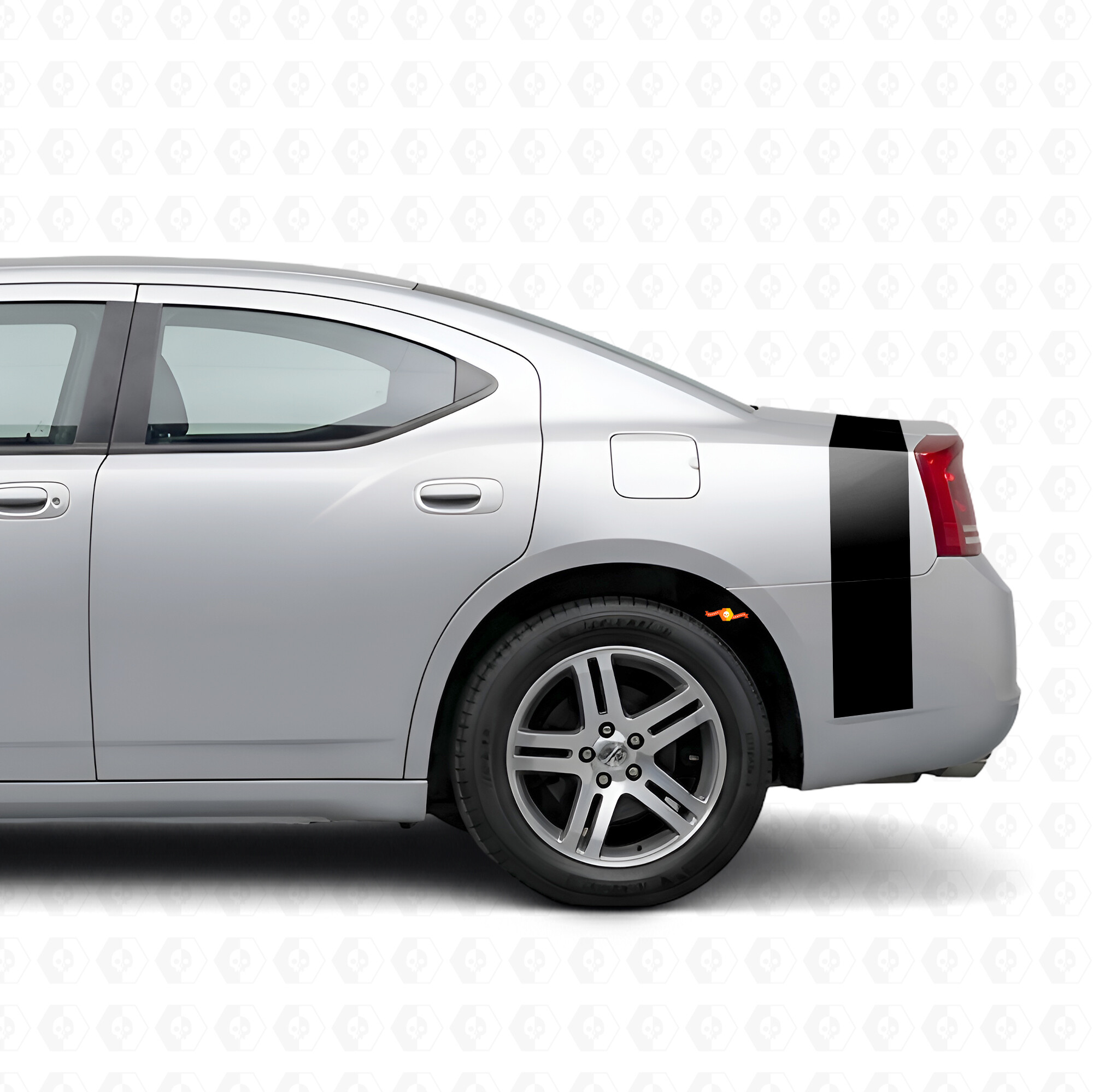 Akzentstreifen Seitenwand Kofferraum Vinylaufkleber für Dodge Charger 2006-2010