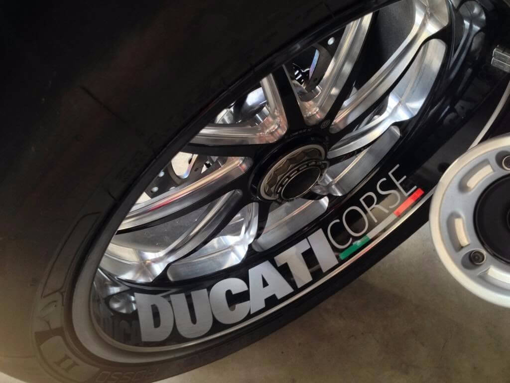 Ducati Corse Felgenaufkleber für Ducati 17 Zoll