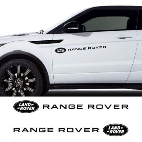 Range Rover Seitenlogo Vinyl Aufkleber Paar für Land Rover