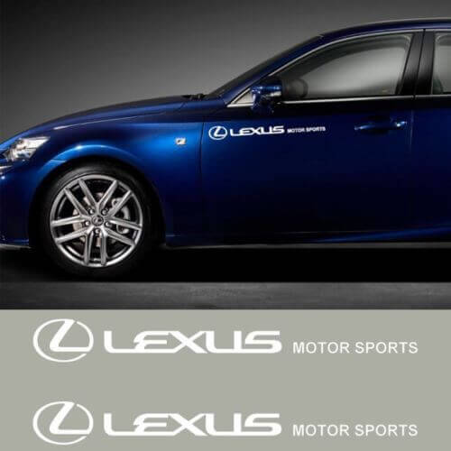 Lexus Motor Sports Seitentür Vinylaufkleber für Lexus Fahrzeuge