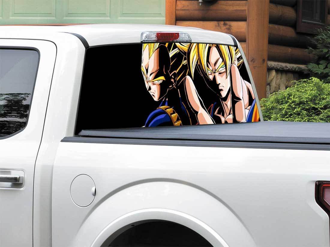 Anime Dragon Ball Z Heckscheibenaufkleber Aufkleber Pick-up Truck SUV Auto
