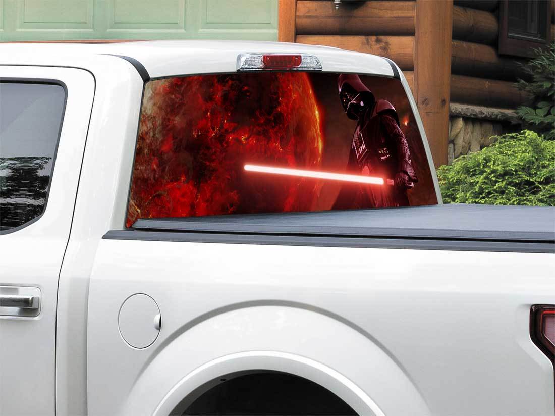 Darth Vader Film Heckscheibenaufkleber Aufkleber Pick-up Truck SUV Auto jeder Größe
