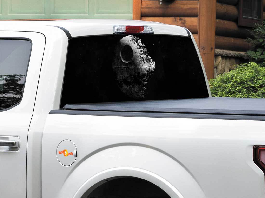 Death Star Film Star Wars Waffe Heckscheibenaufkleber Pick-up Truck SUV Auto jeder Größe