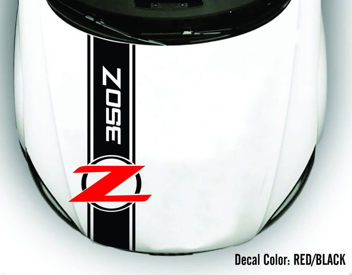350Z Z-Logo Motorhauben-Streifen Vinyl-Aufkleber für Nissan 350Z