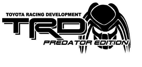 TRD Predator Edition Seiten-Vinylaufkleber-Set für Toyota Truck