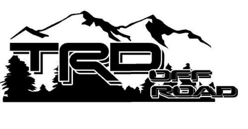 TRD Off Road Mountain Style Vinyl-Aufkleber für Toyota Trucks
