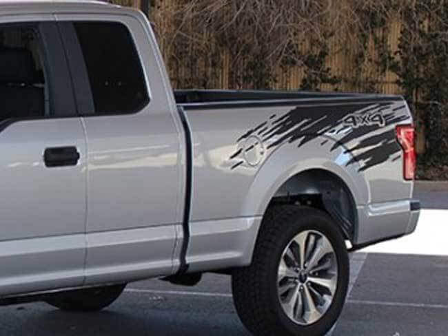 Ford F150 Aufkleber Aufkleber RIP Splash Side Stripe Vinyl Graphics Kit passend für Modelle 2015–2018
