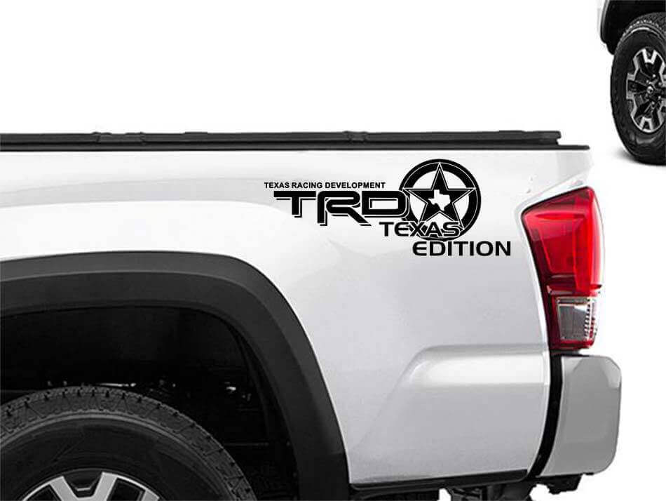 TRD Texas Edition Seitenaufkleber-Set für Toyota Trucks