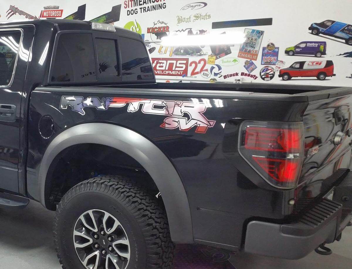 USA-Flaggen-Aufkleberset für die Rückseite von Musclecar- und Truck-Fahrzeugen