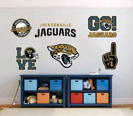 Die Jacksonville Jaguars American Football Team National Football League (NFL) Fan Wand Fahrzeug Notizbuch usw. Aufkleber Aufkleber