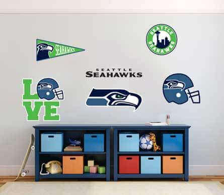 Die Seattle Seahawks NFL Fan Vinyl-Aufkleber für Auto & Wand
