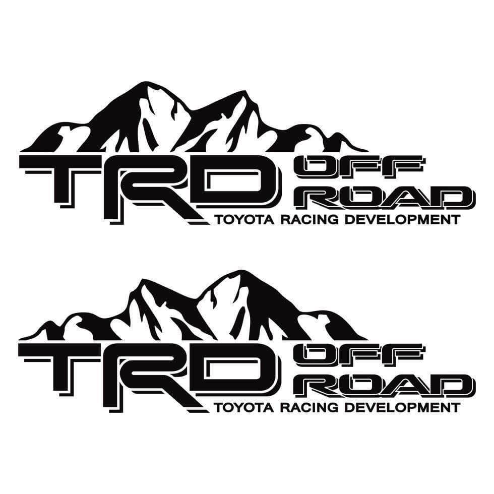 Toyota TRD Truck Off Road Racing Decals Tacoma / Tundra gestanzter Vinyl-Aufkleber