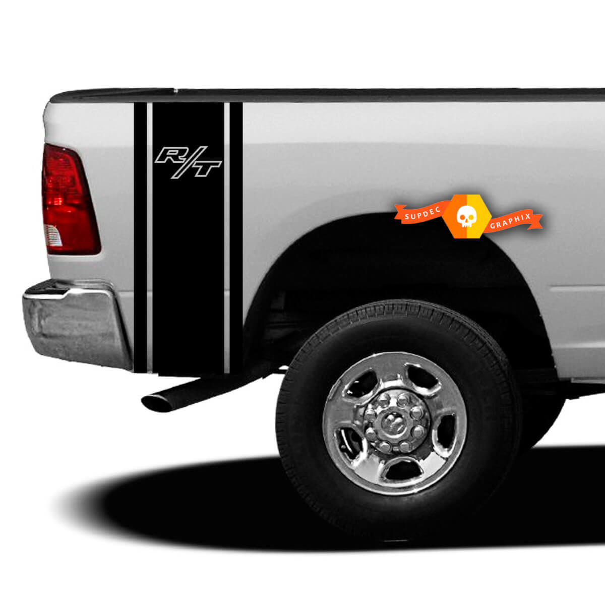 Dodge Ram R/T 1500 Hemi Truck Bed Side Vinyl Aufkleber Aufkleber SRT 8 Aufkleber Kit für Dodge Pickup