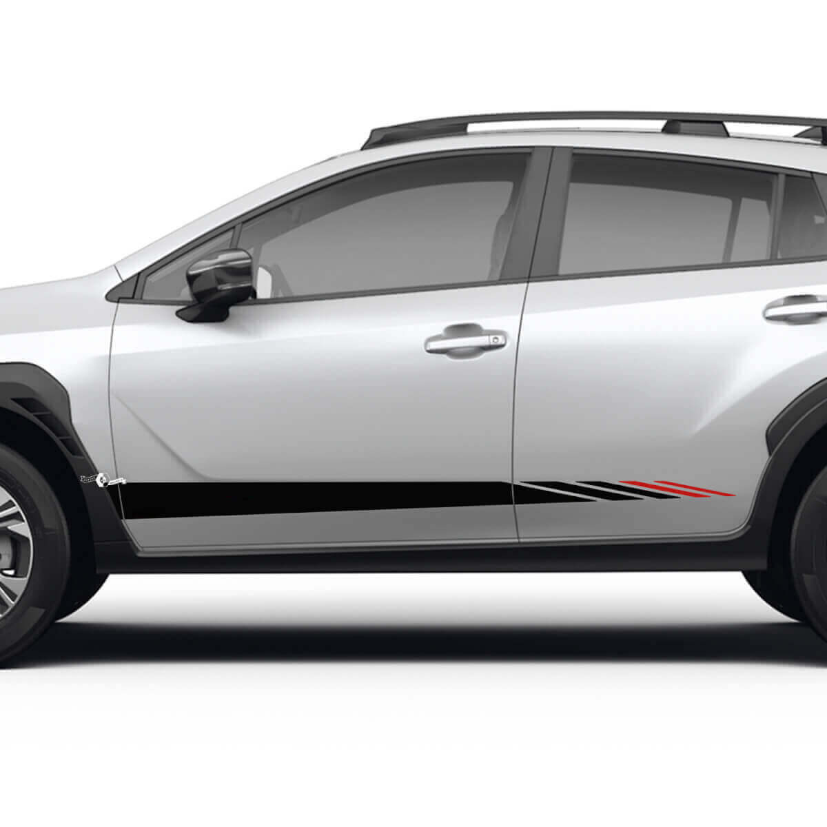 Strobe Türseitige Streifen Vinyl-Aufkleber Kit für Subaru Crosstrek
