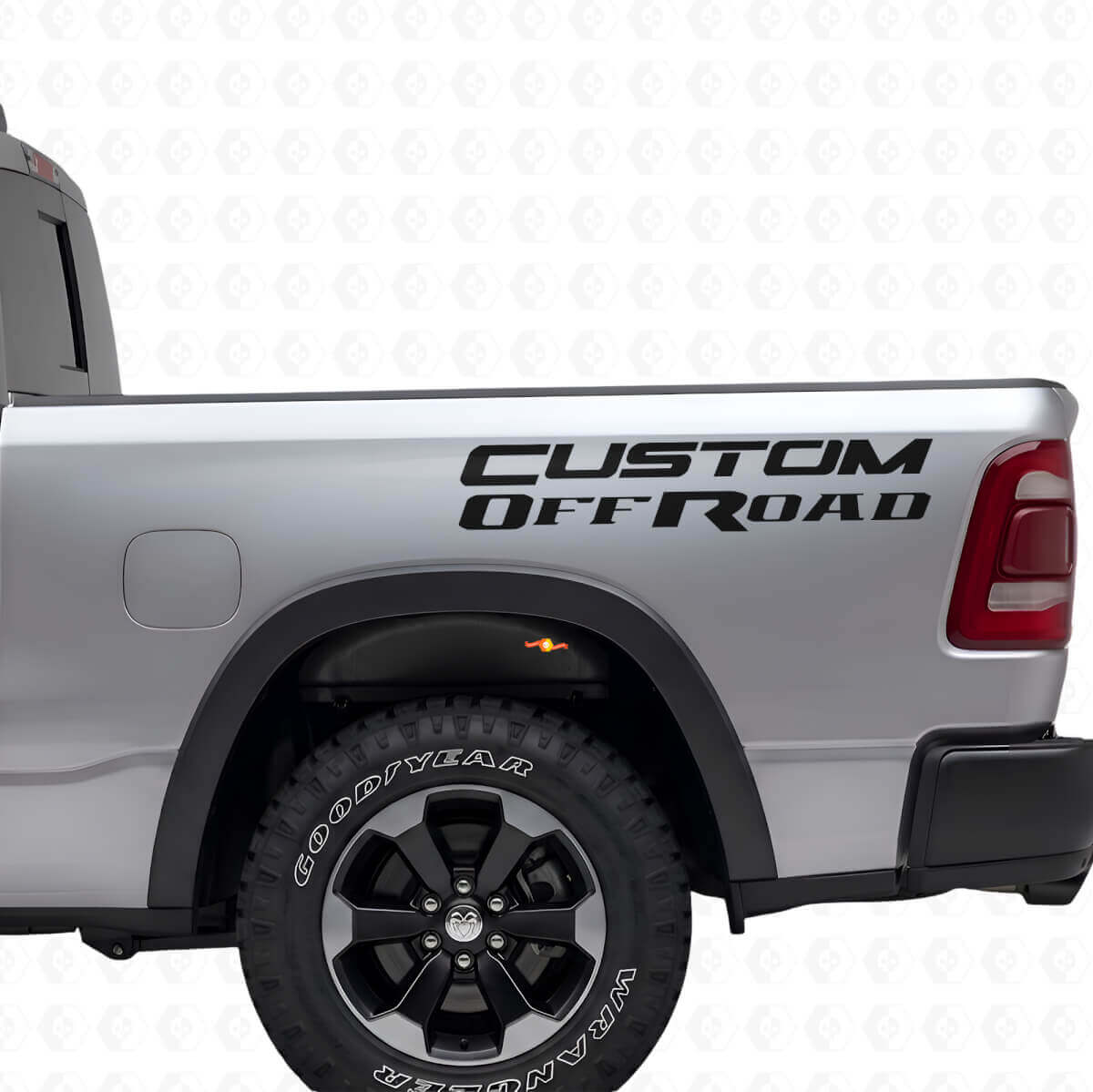 Offroad individuelles Seitenteil-Vinylaufkleber-Set für Dodge Ram
