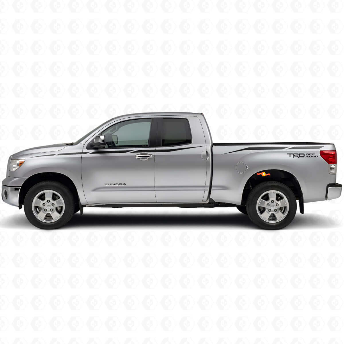 TRD Scharfe Streifen Seiten Vinyl-Aufkleber-Set für Toyota Tundra 2007-2013