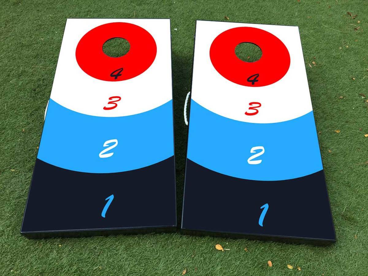 Beer Pong Cornhole Brettspiel Vinylfolie Aufkleber Set
