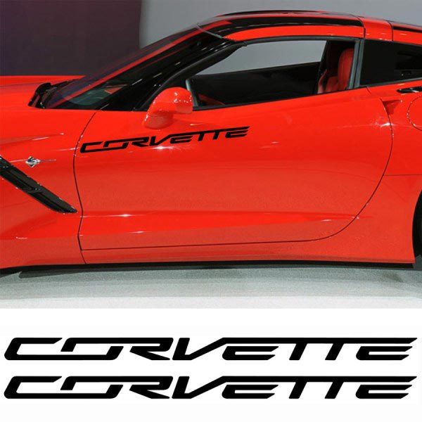 Chevrolet Corvette Motor Sports Decal Aufkleber
