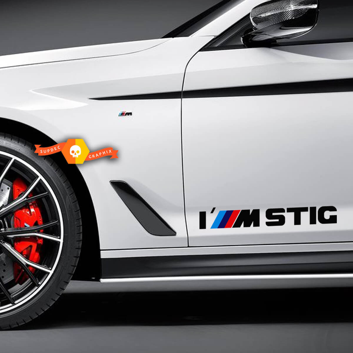 BMW I M STIG M Power Performance Aufkleber Aufkleber Grafik
