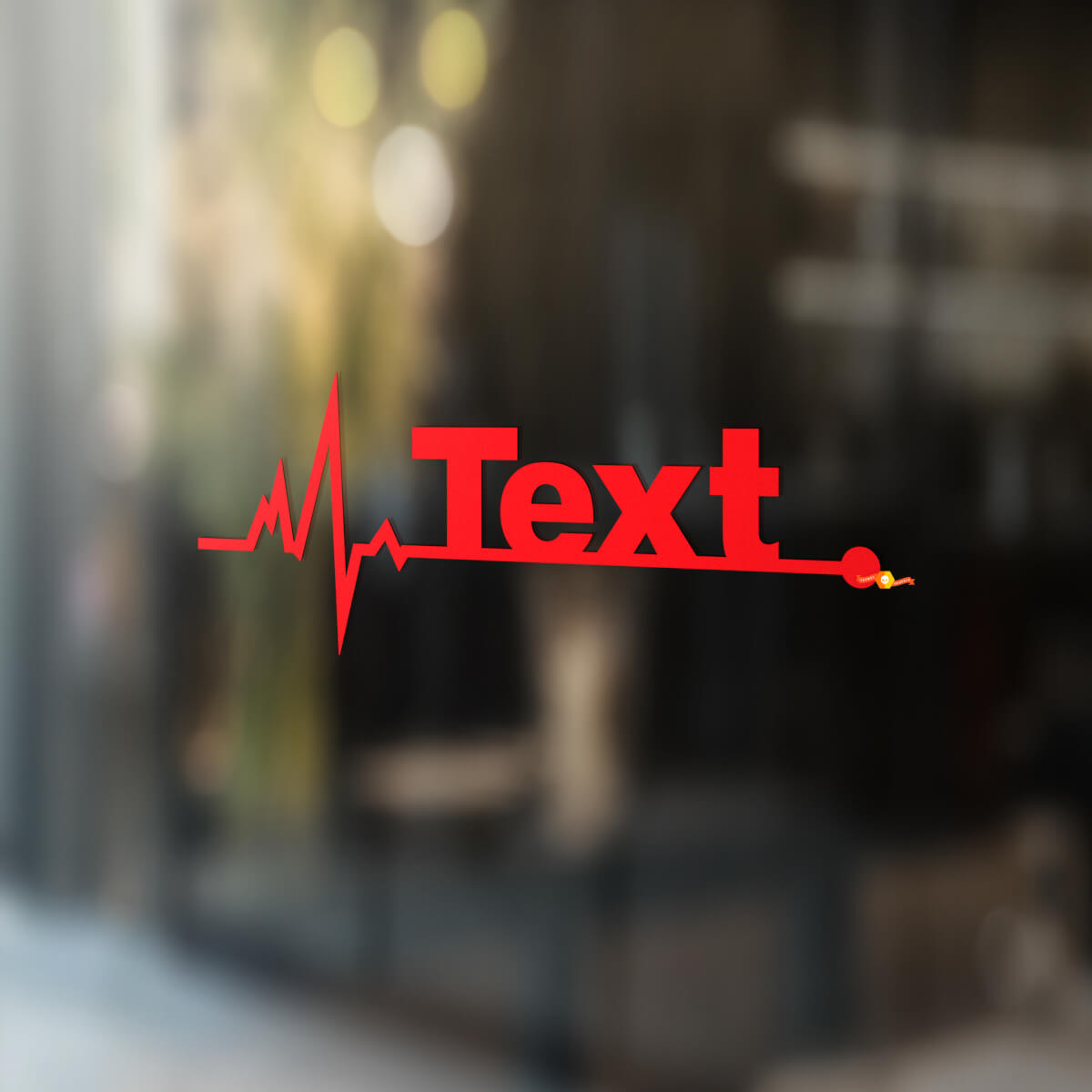 Herzfrequenz-Stil Schriftzug Fenster Vinyl-Aufkleber Decals Grafik für Jeep Wrangler