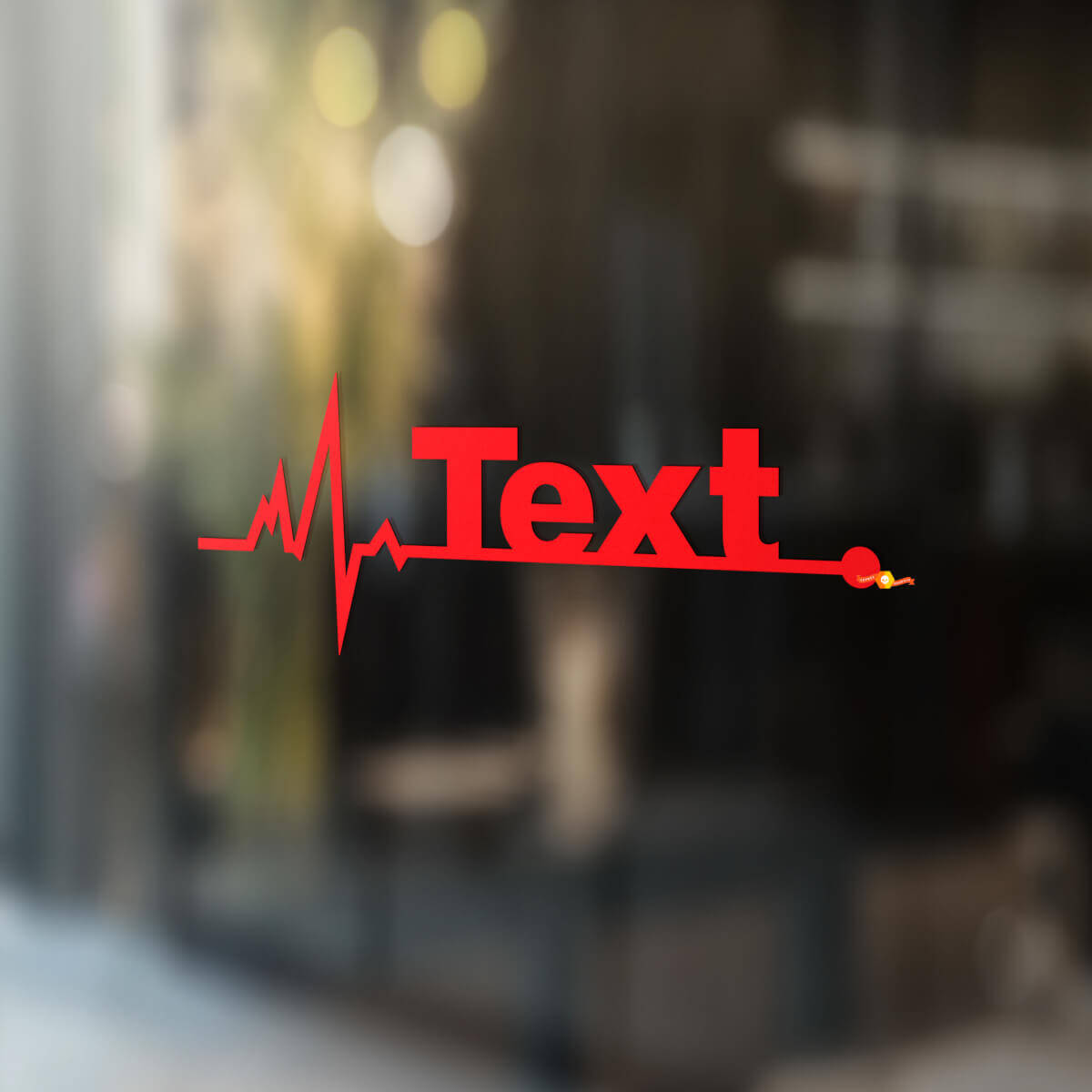 Herzfrequenz-Stil Schriftzug Fenster Vinyl-Aufkleber Decals Grafik für Jeep Wrangler
