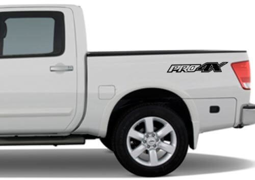 PRO-4X Offroad-Style Seitenbettt-Vinylaufkleber für Nissan Trucks
