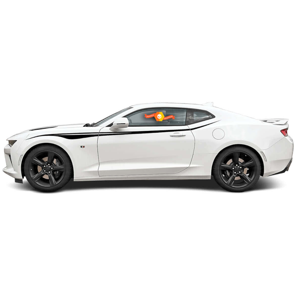 Custom Tribal Seitenstreifen Vinyl-Aufkleber-Set für Chevrolet Camaro 2016-2017