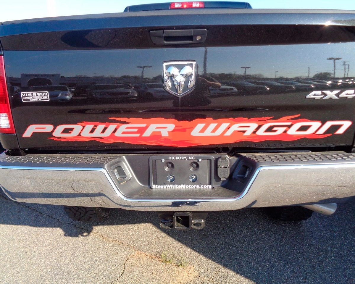 14-16 Dodge Ram 2500 New Red Power Wagon Tailgate Sticker Decal Mopar
