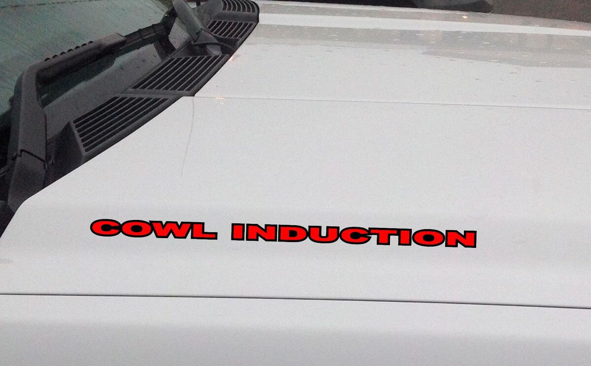 Cowl-Induktion Umriss Motorhaubenaufkleber Set für Chevy GMC Jeep